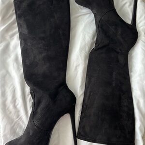 Jessica Simpson Black Over the Knee Boots